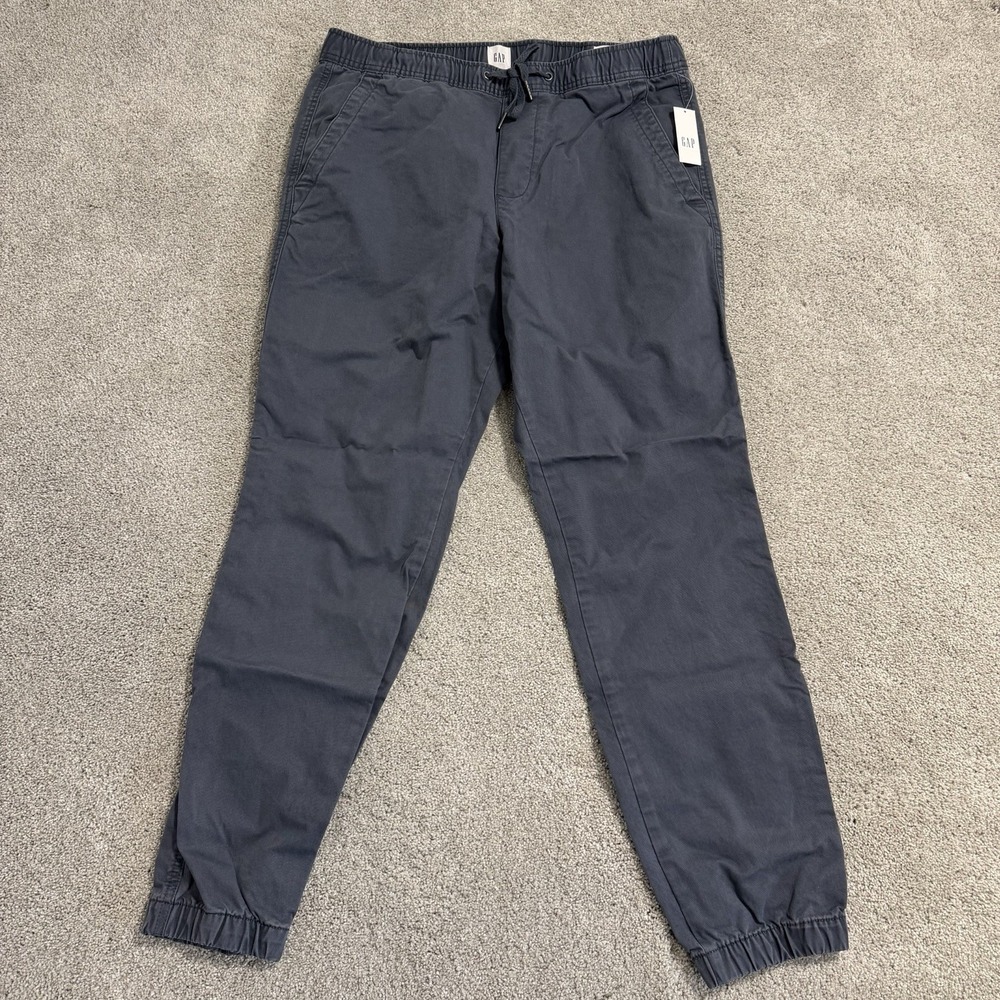 GAP Flex Essential Joggers Men's Size LT Large Tall Dark Pearl Grey Pants NWT